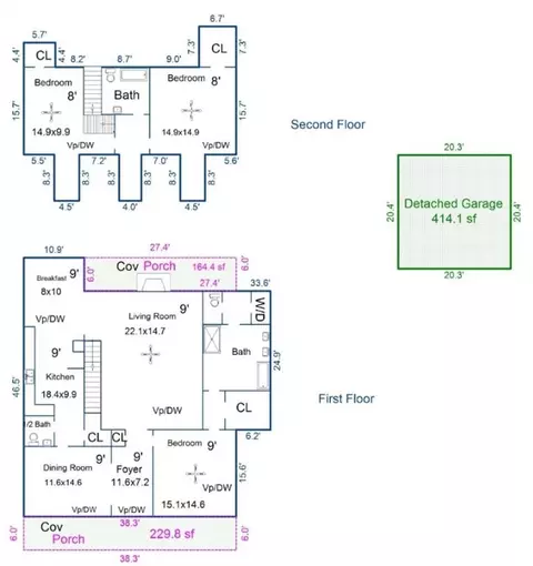 Floorplan - 9 Glen Loop, Covington, LA 70435 photo 1 of 1