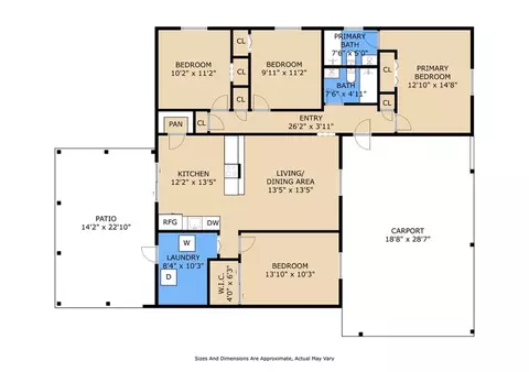 Floorplan - 3660 Tulane Dr, Kenner, LA 70065 photo 1 of 1