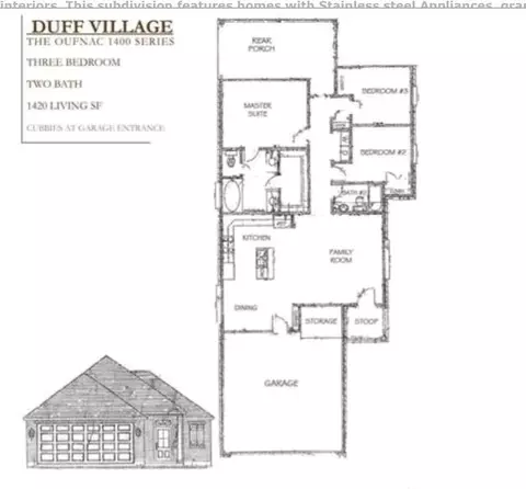 Floorplan - 33700 Duff Rd, Walker, LA 70785 photo 1 of 1