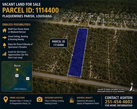 tbd Highway 23 Hwy, Buras, LA 70041