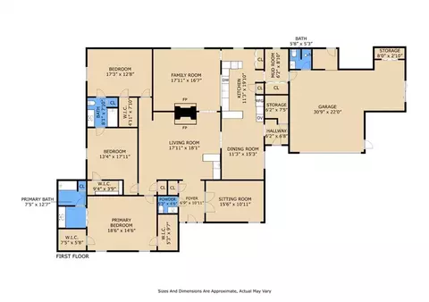 Floorplan - 33 Monte Carlo Dr, Kenner, LA 70065 photo 2 of 3