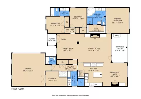 Floorplan - 773 Rue Bourdeaux, Covington, LA 70433 photo 2 of 4