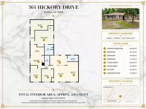Floorplan - 364 Hickory Dr, Slidell, LA 70458 photo 1 of 1
