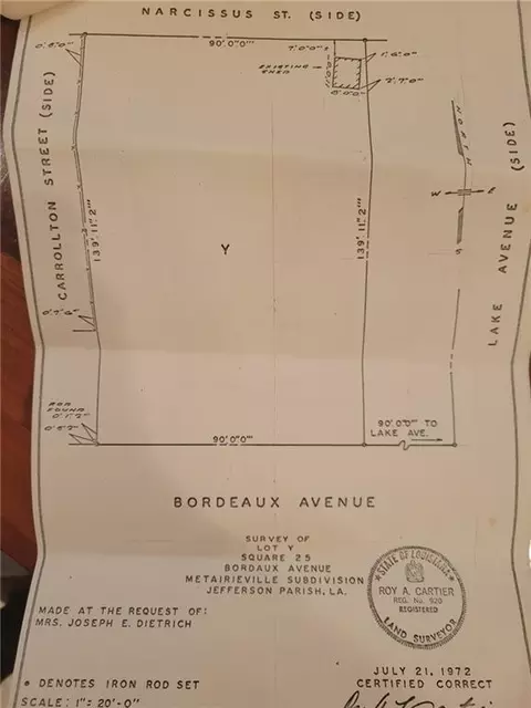 Bordeaux Street, Metairie, LA 70005
