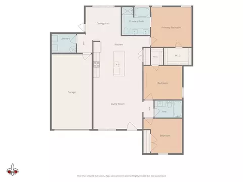 Floorplan - 503 Lauve Ln, Luling, LA 70070 photo 1 of 1