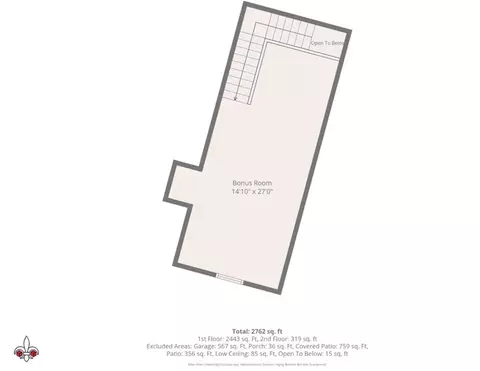 Floorplan - 118 Lac Segnette Dr, Luling, LA 70070 photo 2 of 2