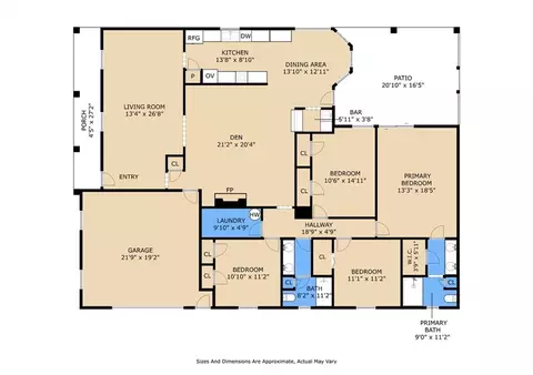 Floorplan - 4029 Platt St, Kenner, LA 70065 photo 1 of 1