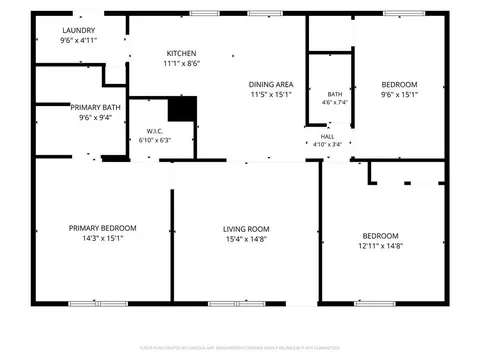 Floorplan - 333 Mcdaniel Rd, Amite, LA 70422 photo 1 of 1