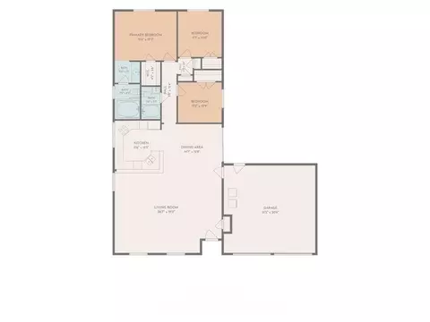 Floorplan - 605 Markham Dr, Slidell, LA 70458 photo 1 of 1