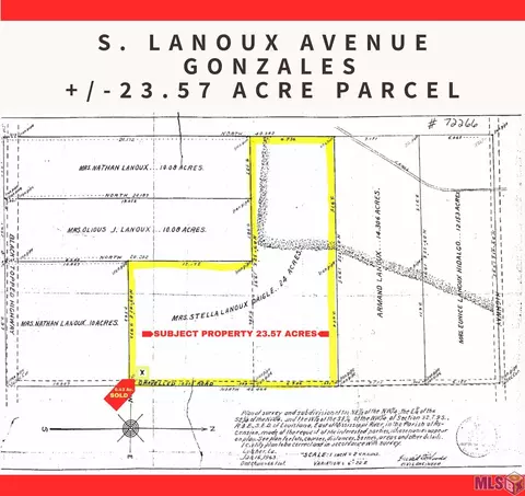 S Lanoux Ave, Gonzales, LA 70737