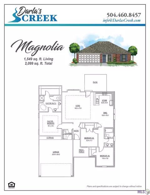 1486 Marlena Meadows Dr, Gonzales, LA 70737