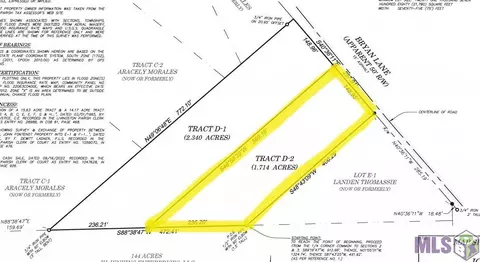 Tract D-2 Bryan Ln, Maurepas, LA 70449