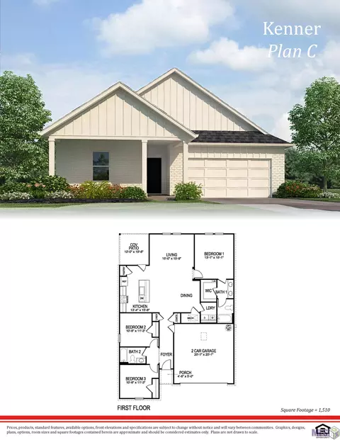 13528 Bellacosa Ave, Baton Rouge, LA 70817