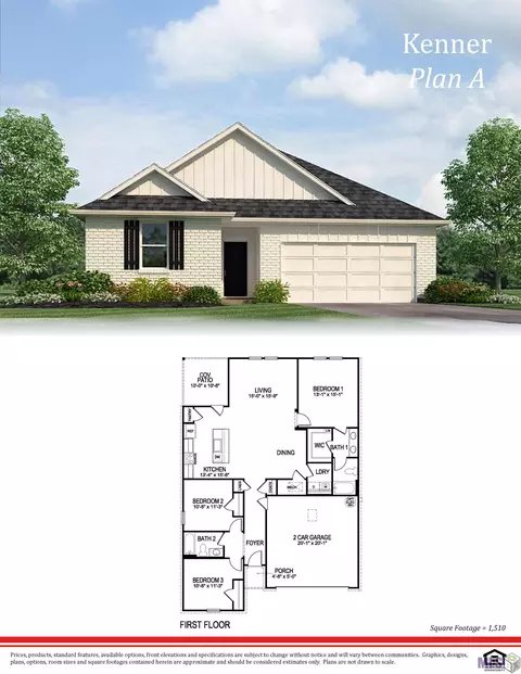 12828 Sweetleaf Ave, Denham Springs, LA 70726