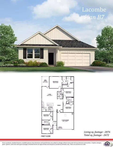 21456 Belmont Club Blvd, Denham Springs, LA 70726