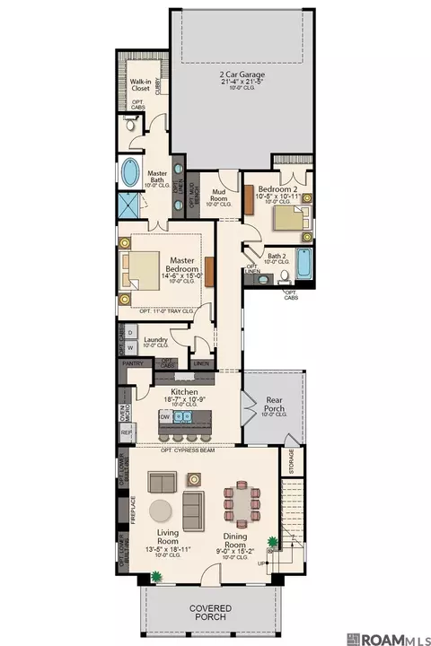 Floorplan - 464 Sweet Grass Loop, Thibodaux, LA 70301 photo 1 of 2