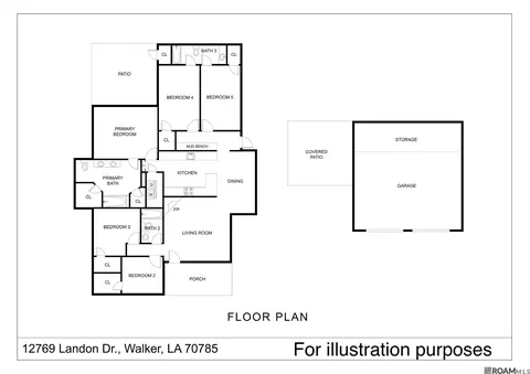 Floorplan - 12769 Landon Dr, Walker, LA 70785 photo 1 of 1