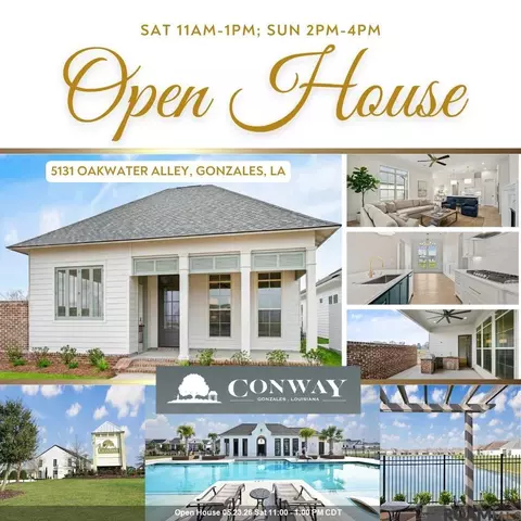 5131 Oakwater Aly, Gonzales, LA 70737