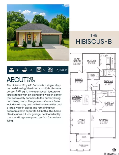 13037 Magnolia Square Dr, Baton Rouge, LA 70818