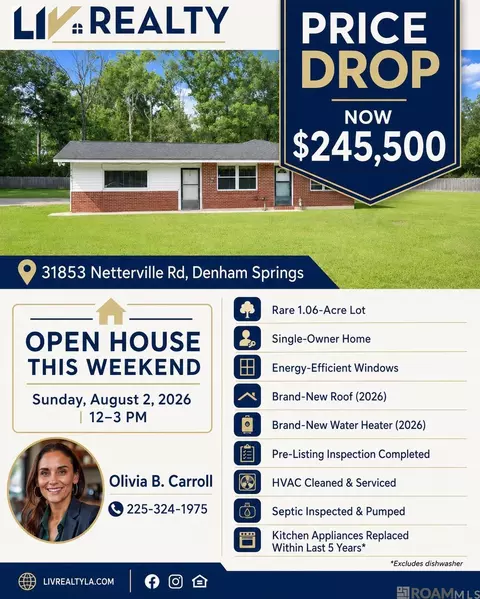 31853 Netterville Rd, Denham Springs, LA 70726