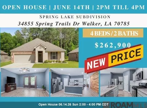 34855 Spring Trails Dr, Walker, LA 70785
