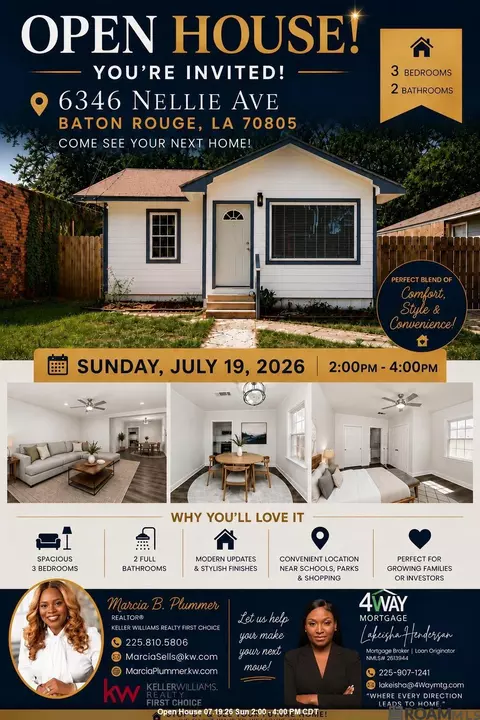 6346 Nellie Ave, Baton Rouge, LA 70805