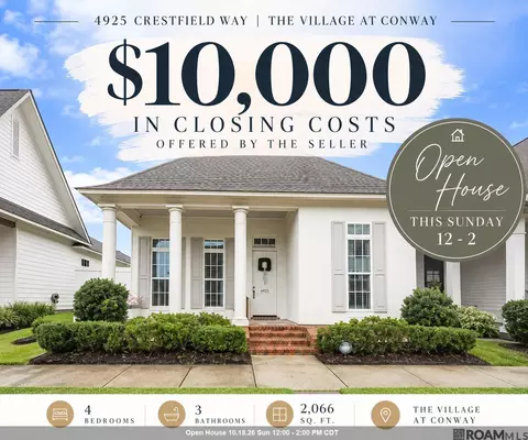 4925 Crestfield Way, Gonzales, LA 70737