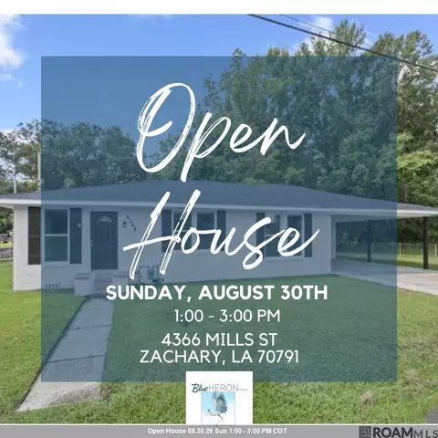 4366 Mills St, Zachary, LA 70791