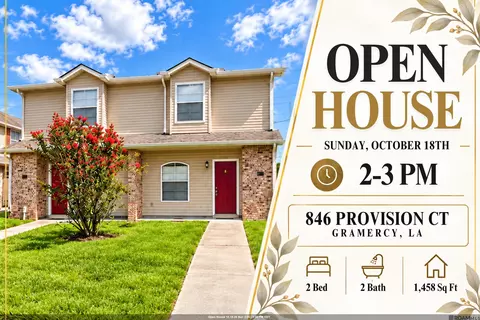 846 Provision Ct, Gramercy, LA 70052