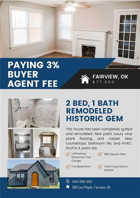 108 E Maple St, Fairview, OK 73737 photo 2