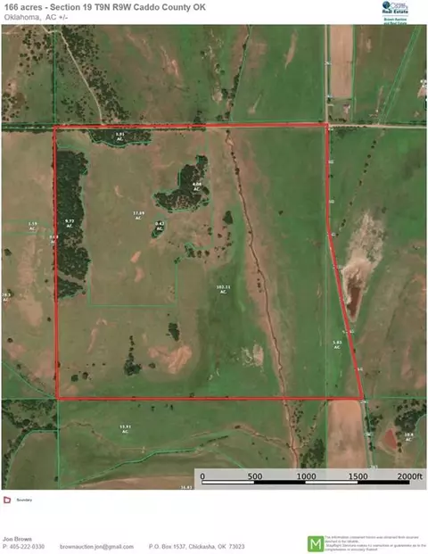 county street, Gracemont, OK 73042