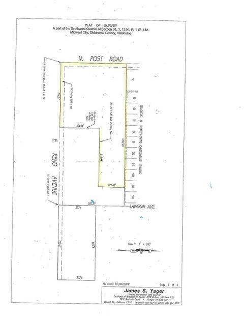 Reno & Post Road, Midwest City, OK 73130