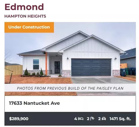17633 Nantucket Ave, Edmond, OK 73012