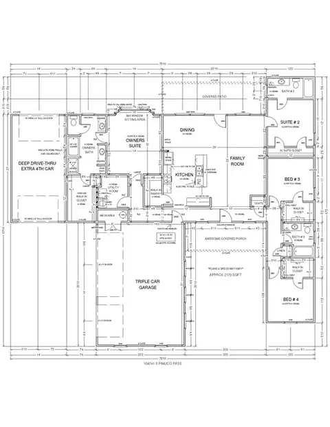 Floorplan - 104741 S Pimlico Pass, Mcloud, OK 74851 photo 1 of 1