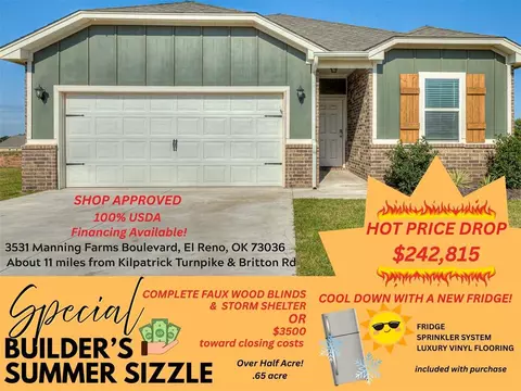 3531 Manning Farms Blvd, El Reno, OK 73036