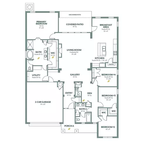 Floorplan - 15805 Rolling Hill Dr, Moore, OK 73170 photo 1 of 1