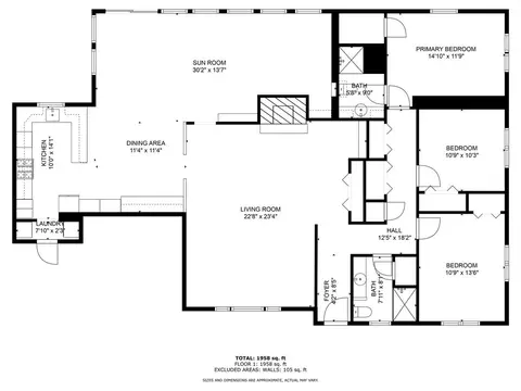 Floorplan - 406 S Pine St, Crescent, OK 73028 photo 1 of 1