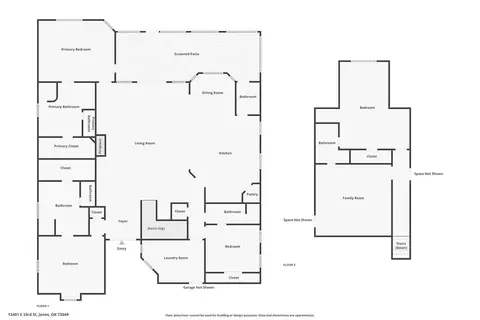 Floorplan - 13401 E 33rd St, Jones, OK 73049 photo 1 of 1