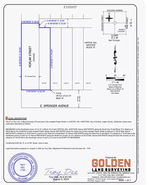 1416 E Springer Ave, Guthrie, OK 73044