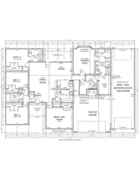 Floorplan - 334691 Preakness Xing, Mcloud, OK 74851 photo 1 of 1