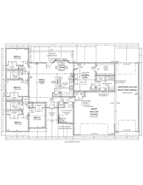 Floorplan - 104942 S Pimlico Pass, Mcloud, OK 74851 photo 1 of 1