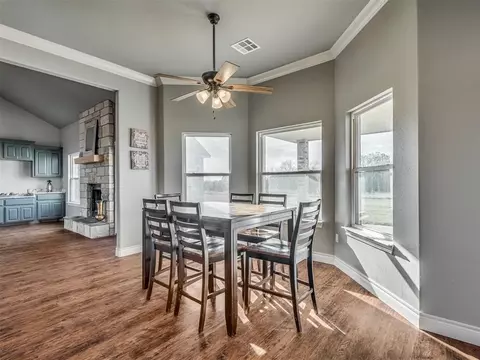 Dining - 9202 Cleo Ln, Mcloud, OK 74851 photo 1 of 2
