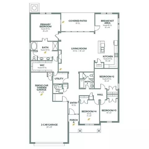 Floorplan - 16005 Rolling Hill Dr, Moore, OK 73170 photo 1 of 1