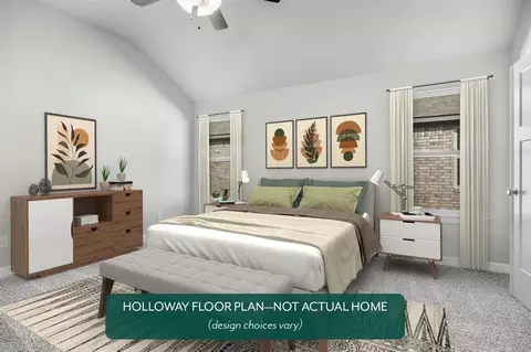 Bedroom - 345 Pleasant Vw, Harrah, OK 73045 photo 4 of 4