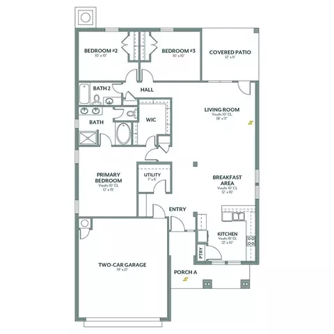 Floorplan - 345 Pleasant Vw, Harrah, OK 73045 photo 1 of 1