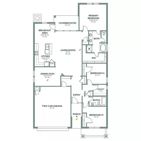 Floorplan - 3801 Eureka Dr, Norman, OK 73069 photo 1 of 1