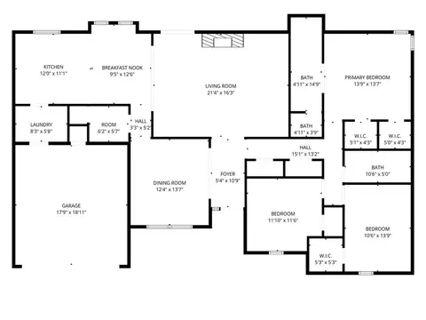 Floorplan - 14016 Apache Dr, Edmond, OK 73013 photo 1 of 1