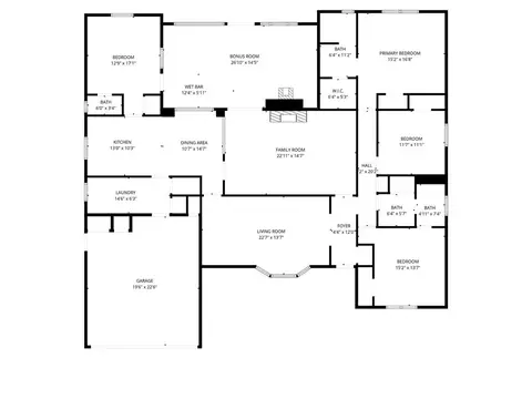 Floorplan - 2311 Morgan Dr, Norman, OK 73069 photo 1 of 1
