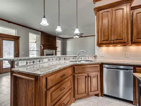 Kitchen - 104 Stotts Rd, Mcloud, OK 74851 photo 2 of 5