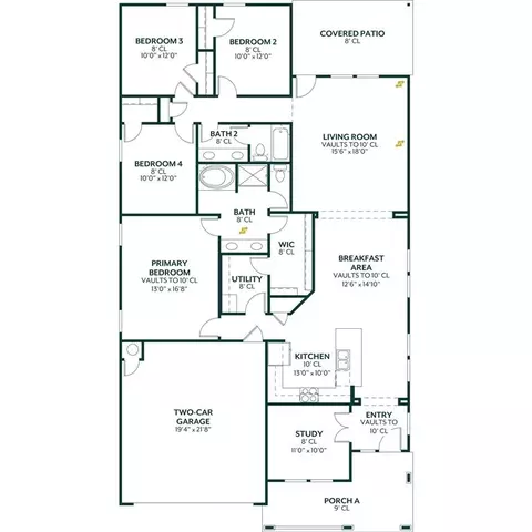 Floorplan - 440 Compass Dr, Yukon, OK 73099 photo 1 of 1